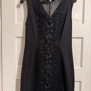 Tahari Black fitted dress size small